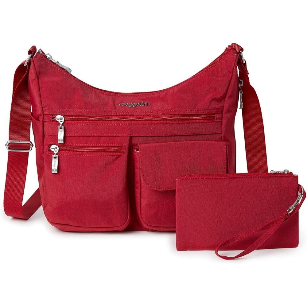 Women Crossbody Bag Nylon Water-Resistant RFID Travel Organizer 80 Characters